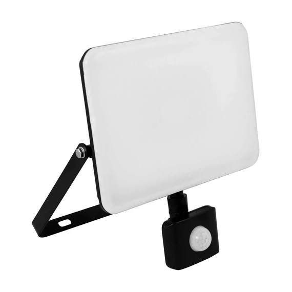 COMMEL LED reflektor, mozg.érz., gyorscs., 50W, 4000K, 5400lm, IP44, fekete (307-253)