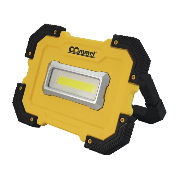 COMMEL LED reflektor tölthető akkumulátorral 10W, 1000lm, 6000K, IP44, 2000mAh (308-312)