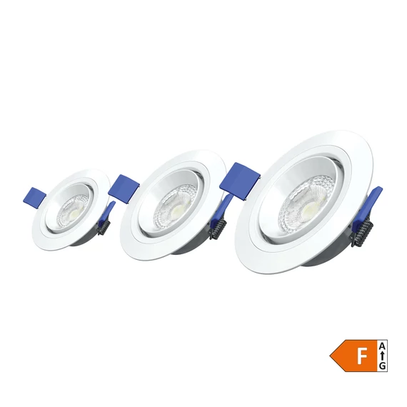 COMMEL LED panel szett, billenthető, 5W, sülly., 370lm, 3000K 50-60Hz, 3db (336-126)