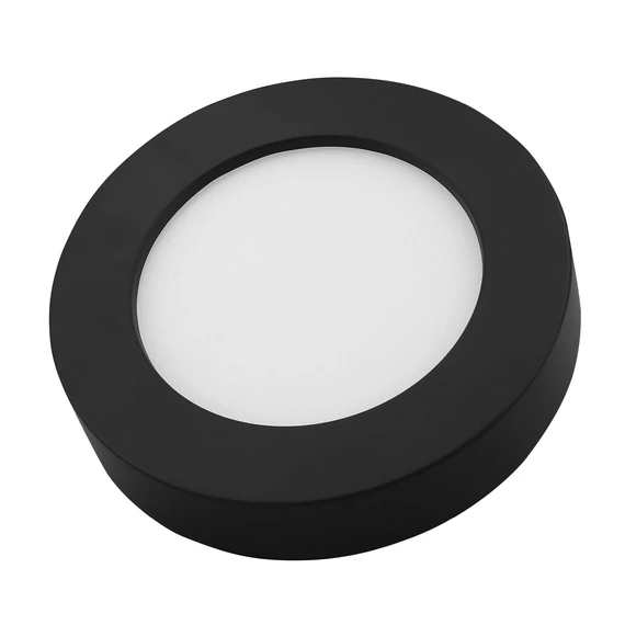 COMMEL LED panel 12W, kerek, fk., állítható színhőm., 1190lm, fekete (337-718)