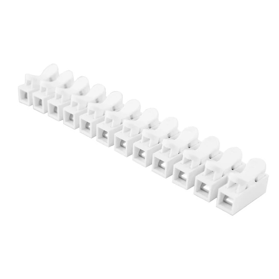 COMMEL Sorkapocs 0.5-2.5mm2/12, fehér rugós bekötés (365-409)