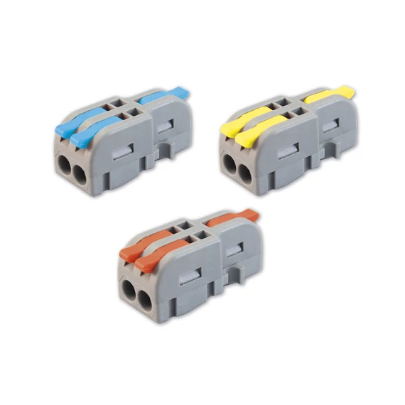 COMMEL Vezeték összekötő, nyitható, 1-2, 0,2-2,5(4)mm2 (9db) (365-480)