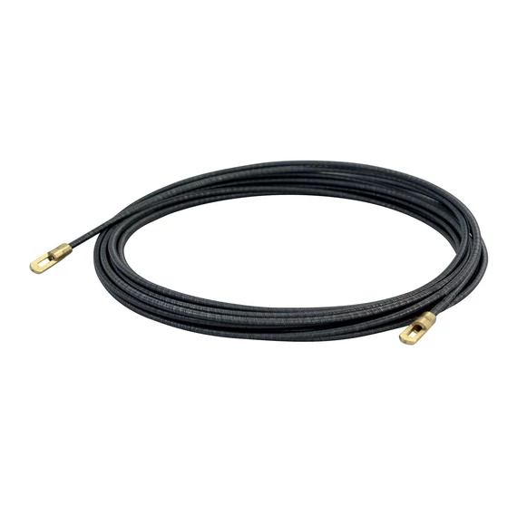 COMMEL Behúzószalag, fém, 5m, fekete, átmérő: 4mm (370-315)