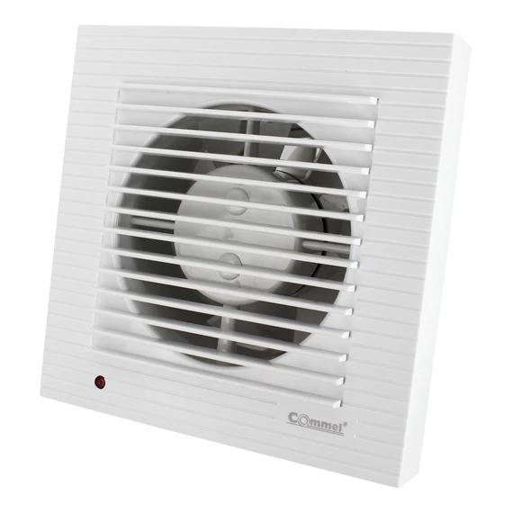 COMMEL Elszívó ventilátor, 120mm, 16W, 240m3/h, grav. zsaluval és időzítővel (420-112)