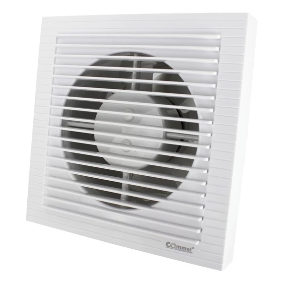 COMMEL Elszívó ventilátor, 150mm, 18W, 320m3/h, grav. zsaluval (420-121)