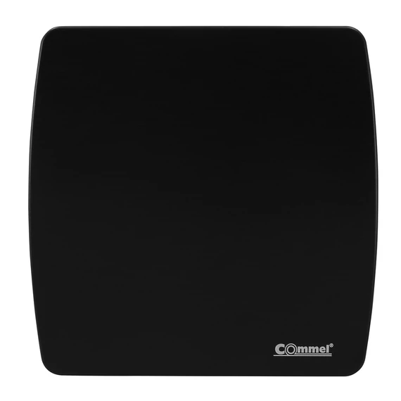 COMMEL Elszívó ventilátor, golyóscsapágyas, 100mm, 12W, 95m3/h, fekete (420-203)