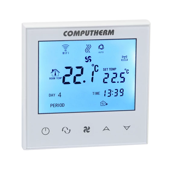 COMPUTHERM E280FC Wi-Fi fan-coil termosztát 2- és 4-csöves rendszerekhez (E280FC)