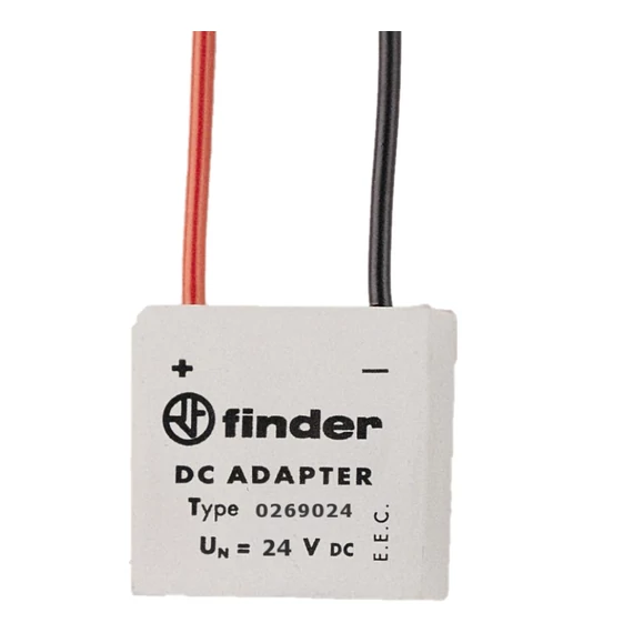 FINDER DC/AC illesztő adapter 26.XX reléhez 24VAC-DC (0269024) (026.9.024)