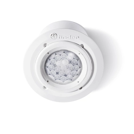 FINDER Mozgásérzékelő, alkonykapcsolóval, 230VAC, beltéri sülly., 360° PIR 8m-érzékelésátmérő, IP40 (183182300000) (18.31.8.230.0000)