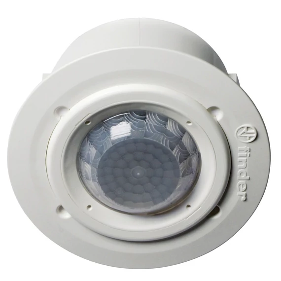 FINDER Mozgás és jelenlétérzékelő, alkonykapcsolóval, falon kívüli vagy süllyeszthető, 360° PIR, 1000W, 230V, IP40 (183182300031) (18.31.8.230.0031)