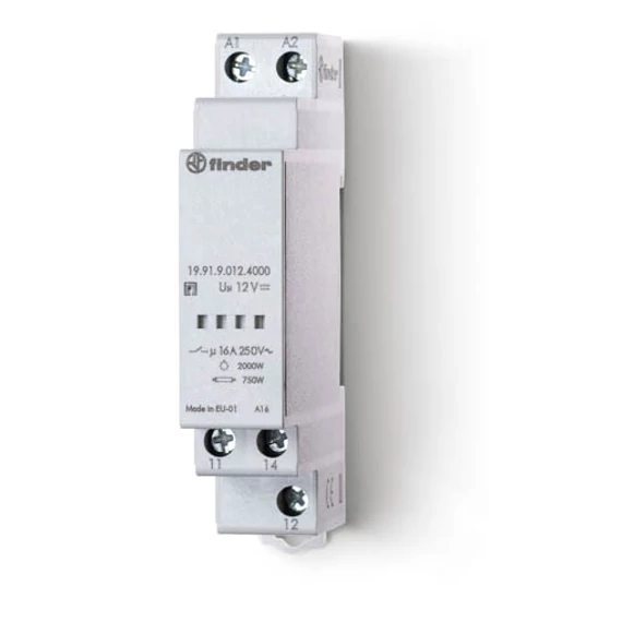 FINDER Kimeneti modul alkonykapcs-hoz, 1191-hez, 12VDC , 1v, 16A, IP20 (199190124000) (19.91.9.012.4000)