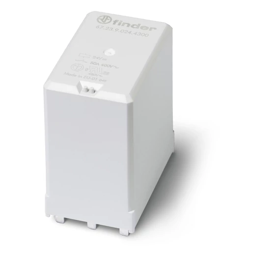 FINDER Teljesítményrelé, 3 záróé., 50A (672390244300) (67.23.9.024.4300)