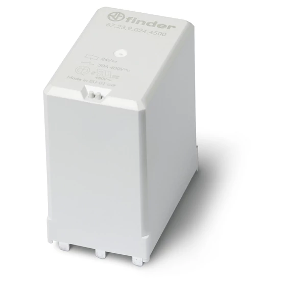 FINDER Teljesítményrelé, 3 záróé., 50A (672390244500) (67.23.9.024.4500)