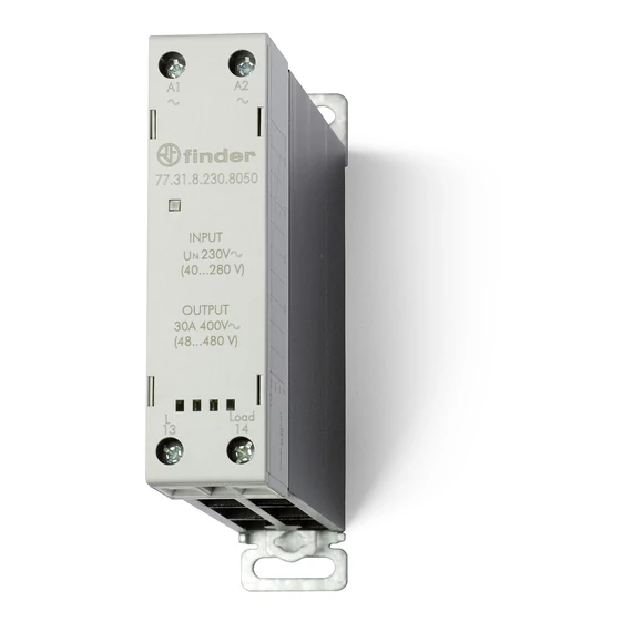 FINDER Sorbaépíthető SSR relé, 230V AC, 30A (773182308050) (77.31.8.230.8050)