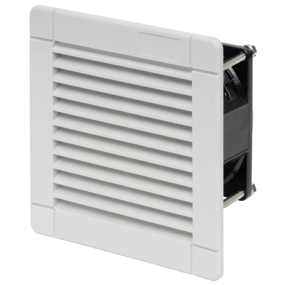 FINDER Ventilátor beép. szűrővel kapcsolószekrényhez, 24VDC, 24m3/h, 4W, 114mm (7F5090241020) (7F.50.9.024.1020)