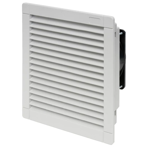FINDER Ventilátor beép. szűrővel kapcsolószekrényhez, 24VDC, 100m3/h, 9W, 204mm (7F5090243100) (7F.50.9.024.3100)