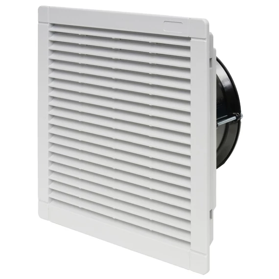 FINDER Ventilátor beép. szűrővel kapcsolószekrényhez, 24VDC, 230m3/h, 26W, 250mm (7F5090244230) (7F.50.9.024.4230)