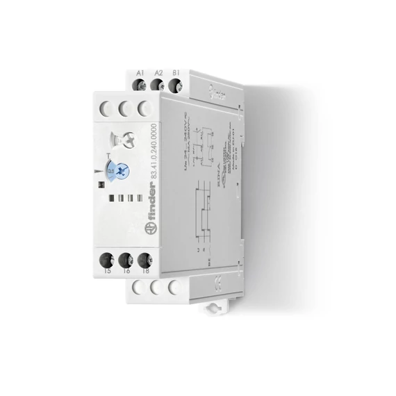 FINDER Időrelé, ejtéskésleltetésű, 24-240VAC/DC (834102400000) (83.41.0240.0000)