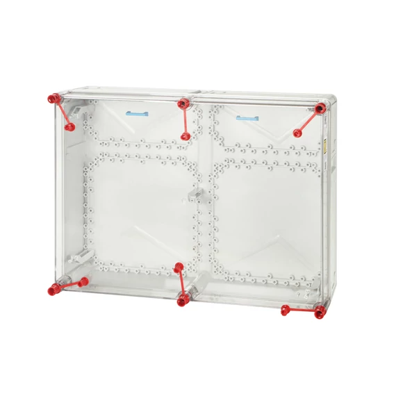 HENSEL Mi 0600-CS Üres szekrény modul, átlátszó fedéllel és takarólappal, 600x450x170mm (1092006)