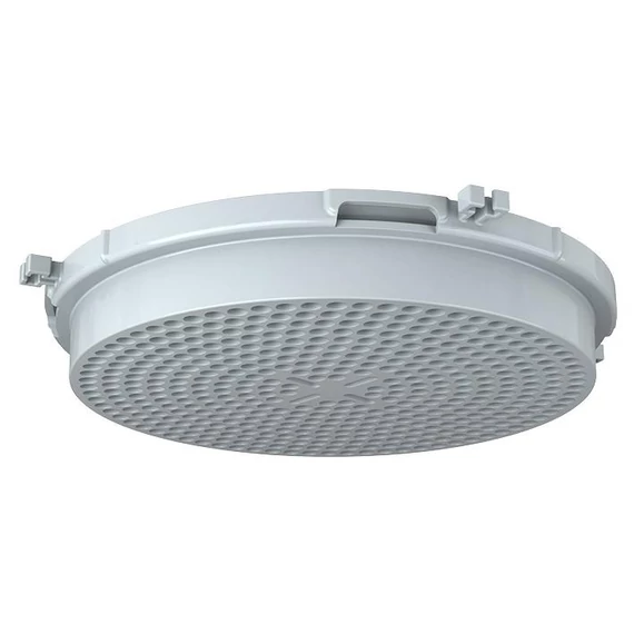 KAISER HaloX® 100 Univerzális műanyag előlap, doboztető átm. 130mm lámpadobozhoz, 40-100mm kivezetéssel (128110) (1281-10)