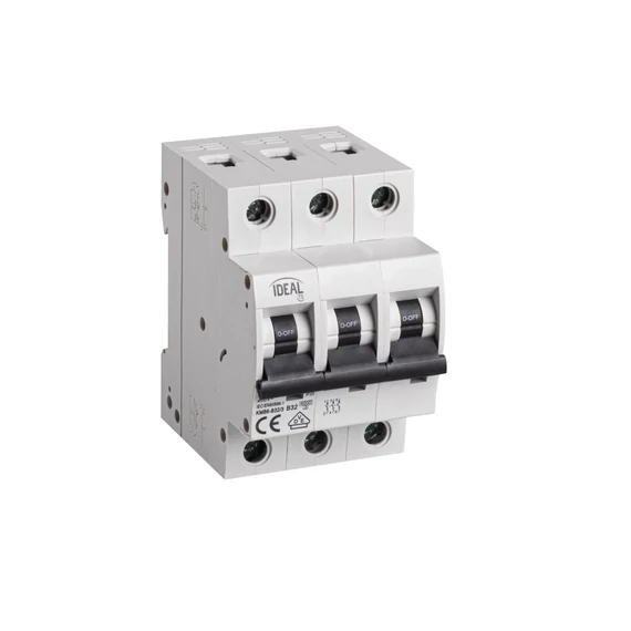 KANLUX KMB6-B32/3 Kismegszakító, B, 3P KMB6, 32A, 6kA (23159)