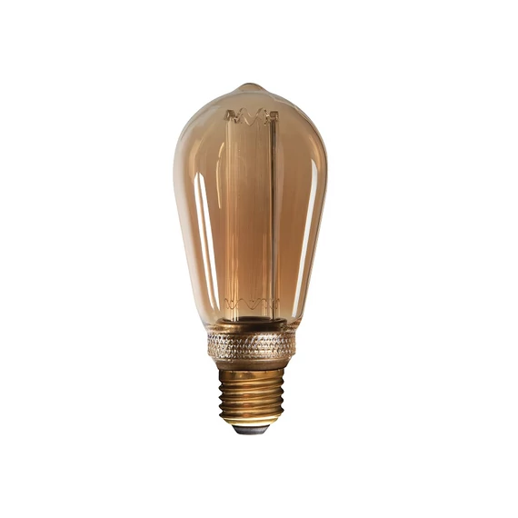 KANLUX ST64 A 4W-SW LED fényforrás, E27, 4W, 1800K, 200lm (26047)