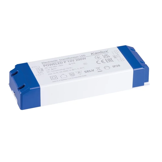 KANLUX POWELED P 12V 200W Működtető tápegység, 12V DC (28965)