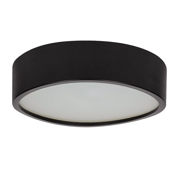 KANLUX JASMIN 370-B Mennyezeti lámpa, E27, fa kerettel, 2 x max 20W, Ø375x77mm, IP20, fekete (29208)