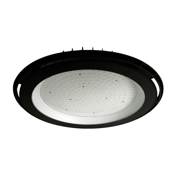 KANLUX HB UFO LED 200W-NW Csarnokvilágító LED lámpatest, Miledo, 200W, 4000K, 20000lm, Ø330x41mm, IP65, fekete (31407)