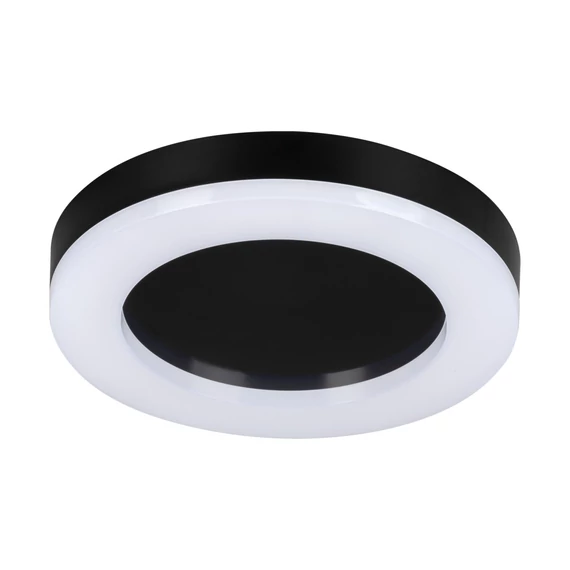 KANLUX TURA LED 24W-NW-O-B Mennyezeti LED lámpa, MILEDO, 24W, 4000K, 1800lm, Ø320x50mm, IP65, fekete (31491)