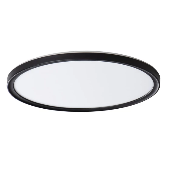 KANLUX AZPO LED 22W-NW-O-B Mennyezeti LED lámpa, Miledo, CCT, 22W, 4000K, 2000lm, Ø420x29mm, IP54, fekete (31505)