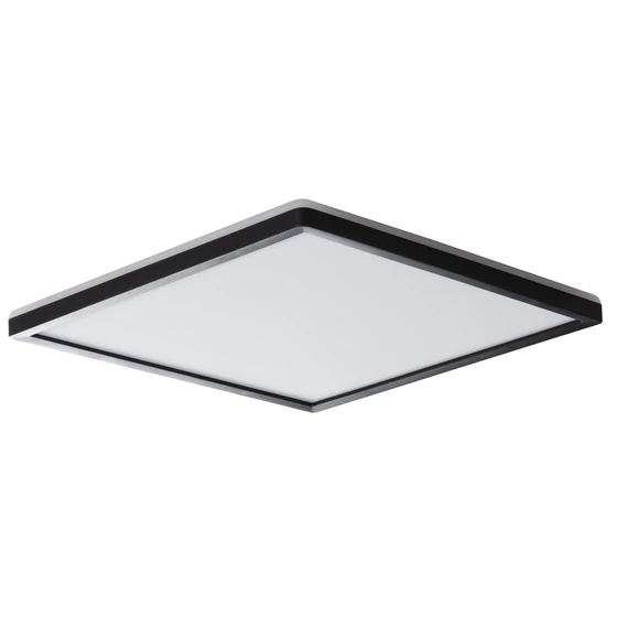 KANLUX AZPO LED 22W-NW-L-B Mennyezeti LED lámpa, Miledo, CCT, 22W, 4000K, 2350lm, 420x420x29mm, IP54, fekete (31511)