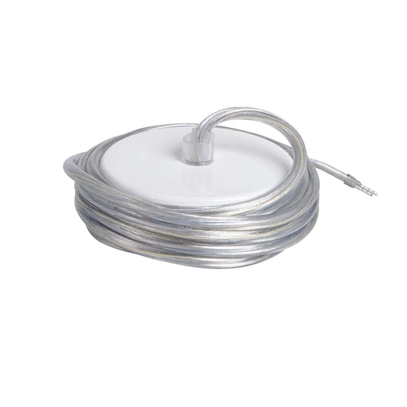 KANLUX ALIN CORD 1F-W Profil lámpatest tartozék, tápcsatlakozó, Ø80x39.45mm, fehér (32540)
