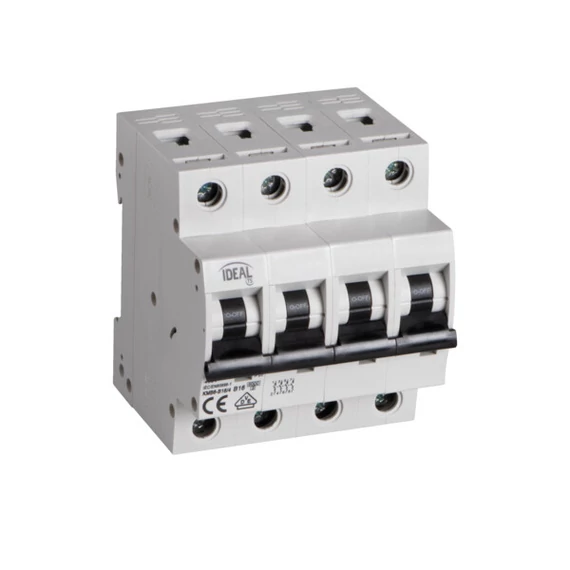KANLUX KMB6-B16/4 Kismegszakító, 4P, B, 16A, 6kA (32594)