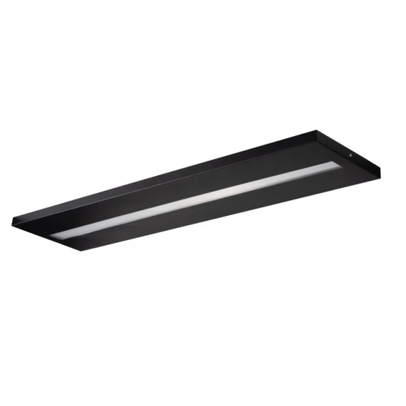 KANLUX OS 40W-840-MPRM-B-N3 Felületre szerelt irodai LED lámpatest, OFIS, 40W, 4000K, 4400lm, 1200x300x35mm, IP20, fekete (32825)