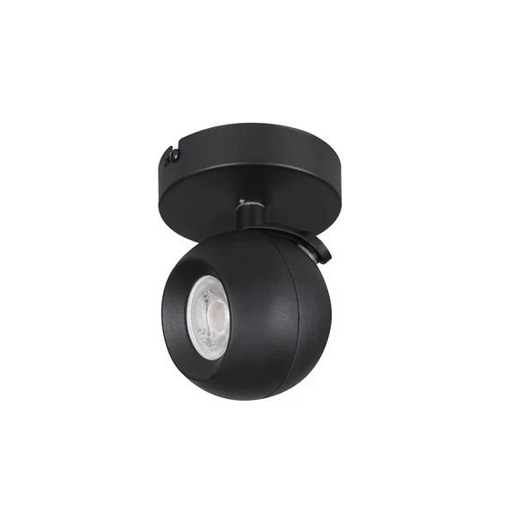 KANLUX GALOBA EL-1O B Fali-mennyezeti lámpatest, GU10, max 35W, PAR16, Ø100x150mm, fekete (33671)