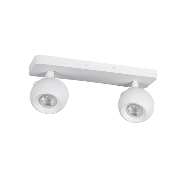 KANLUX GALOBA EL-2I W Fali-mennyezeti lámpatest, GU10, 2 x max 35W, PAR16, 140x90x310mm, fehér (33674)