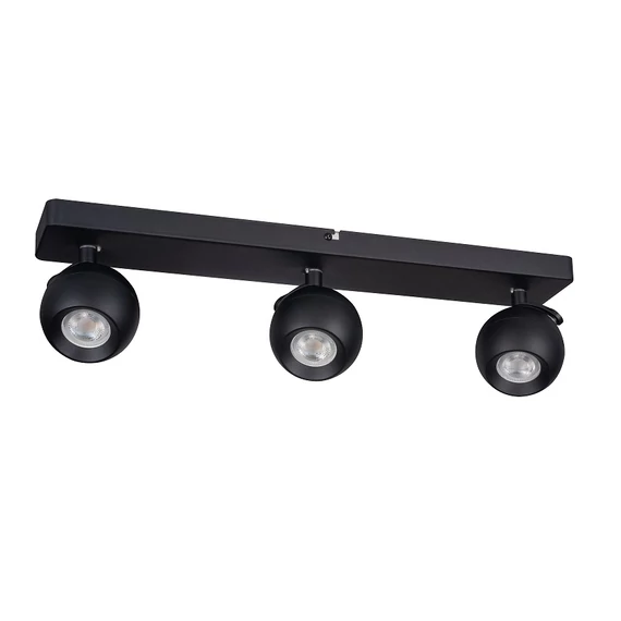 KANLUX GALOBA EL-3I B Fali-mennyezeti lámpatest, GU10, 3 x max 35W, PAR16, 150x90x530mm, fekete (33677)
