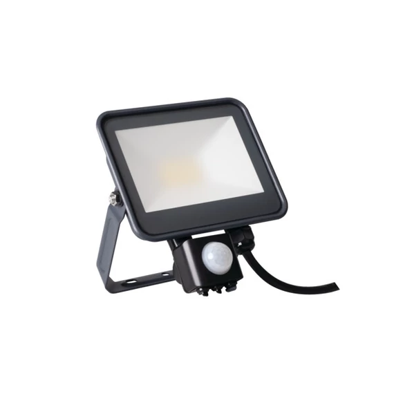 KANLUX IQ-LED FL-20W-NW-SE LED-es reflektor mozgásérzékelővel, 20W, 4000K, 2300lm, 164x135x56mm, IP44, fekete (33886)