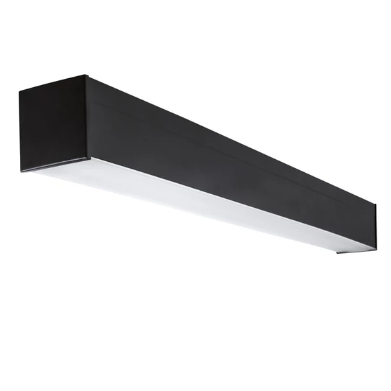 KANLUX AL-MH-WW-MAT-B-NT LED lámpatest, 40W, 3000K, 4500lm, 1140x60x69mm, fekete (33987)