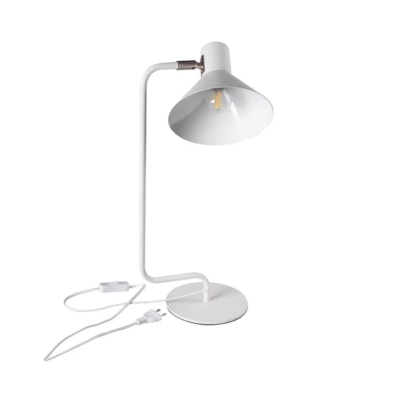 KANLUX NEDIA E14 W Asztali lámpa, E14, max 10W, Ø215x505mm, fehér (34476)
