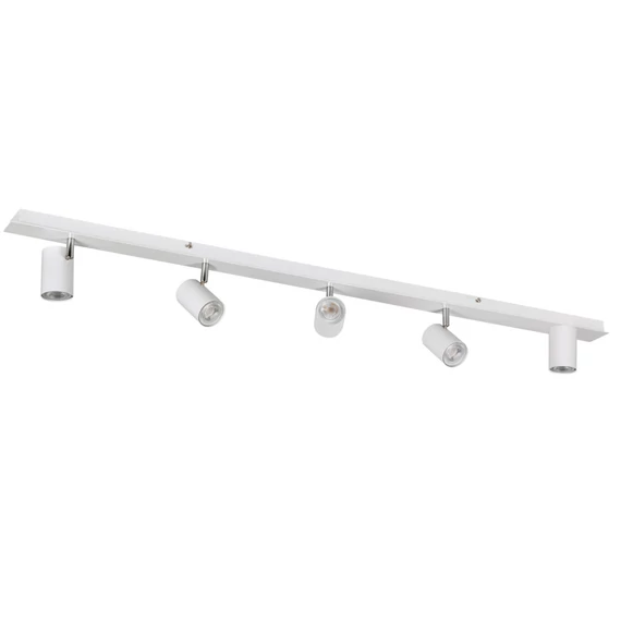 KANLUX EVALO EL-5I W-SR Fali-mennyezeti lámpatest, GU10, 5 x max 10W, PAR16, 1230x80x120mm, fehér (35688)