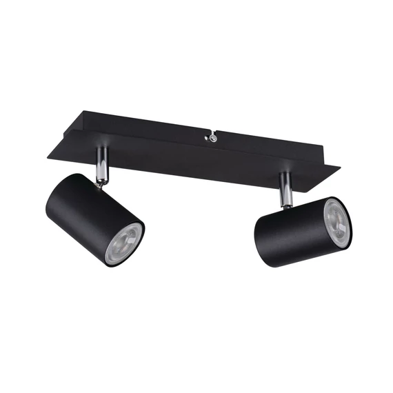 KANLUX EVALO EL-2I B-SR Fali-mennyezeti lámpatest, GU10, 2 x max 10W, PAR16, 290x80x120mm, fekete (35693)
