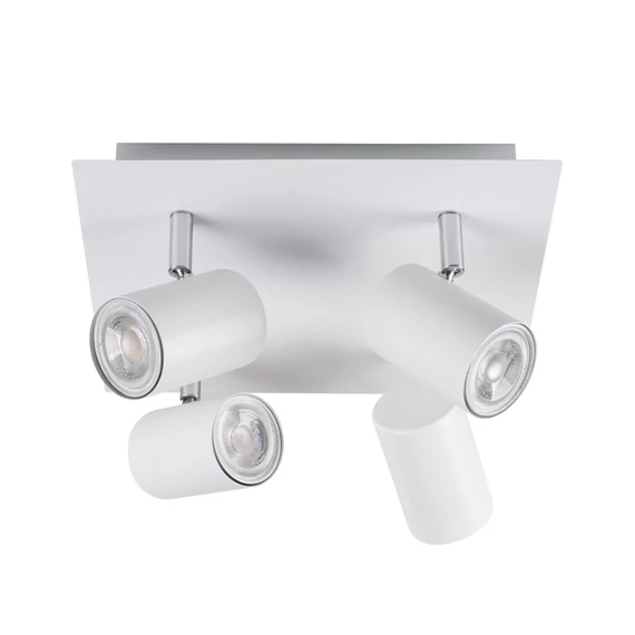 KANLUX EVALO EL-4O W-SR Fali-mennyezeti lámpatest, GU10, 4 x max 10W, PAR16, 265x265x120mm, fehér (35696)