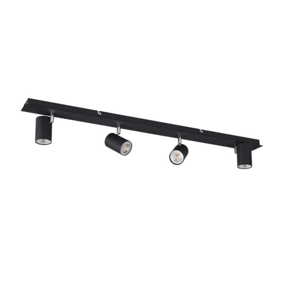 KANLUX EVALO EL-4I B-SR Fali-mennyezeti lámpatest, GU10, 4 x max 10W, PAR16, 930x80x120mm, fekete (35699)
