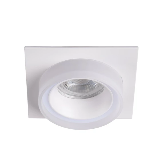 KANLUX LONVI DSL W/W Dekorációs keret, Gx5,3/GU10, max 10W, 43x92x92mm, IP20, fehér (35740)