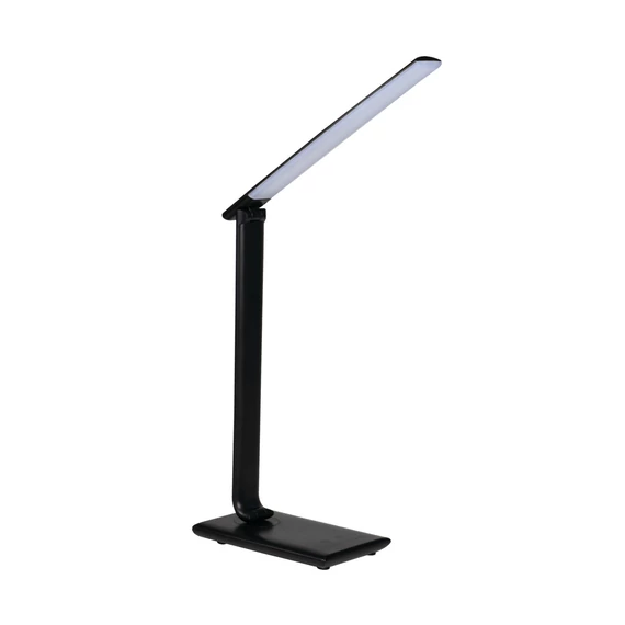 KANLUX PREDA LED B Íróasztali LED lámpa, max 7.3W, 3000/5000/6500K, max 570lm, 124x195mm, fekete (35780)