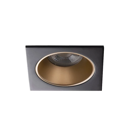 KANLUX GLOZO DSL G/B Dekorációs keret, Gx5,3/GU10, max 10W, 88x88x48mm, IP20, arany / fekete (36216)