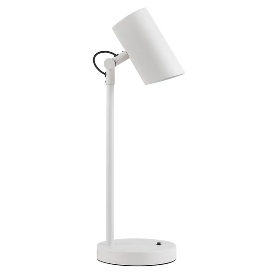 KANLUX AGZAR E14 W Asztali lámpa, E14, max 5W, 160x160mm, fehér (36251)