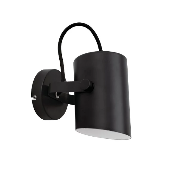 KANLUX LARATA EL-10 B Fali-mennyezeti lámpatest, E27, max 5W, 150x100x165mm, fekete (36263)